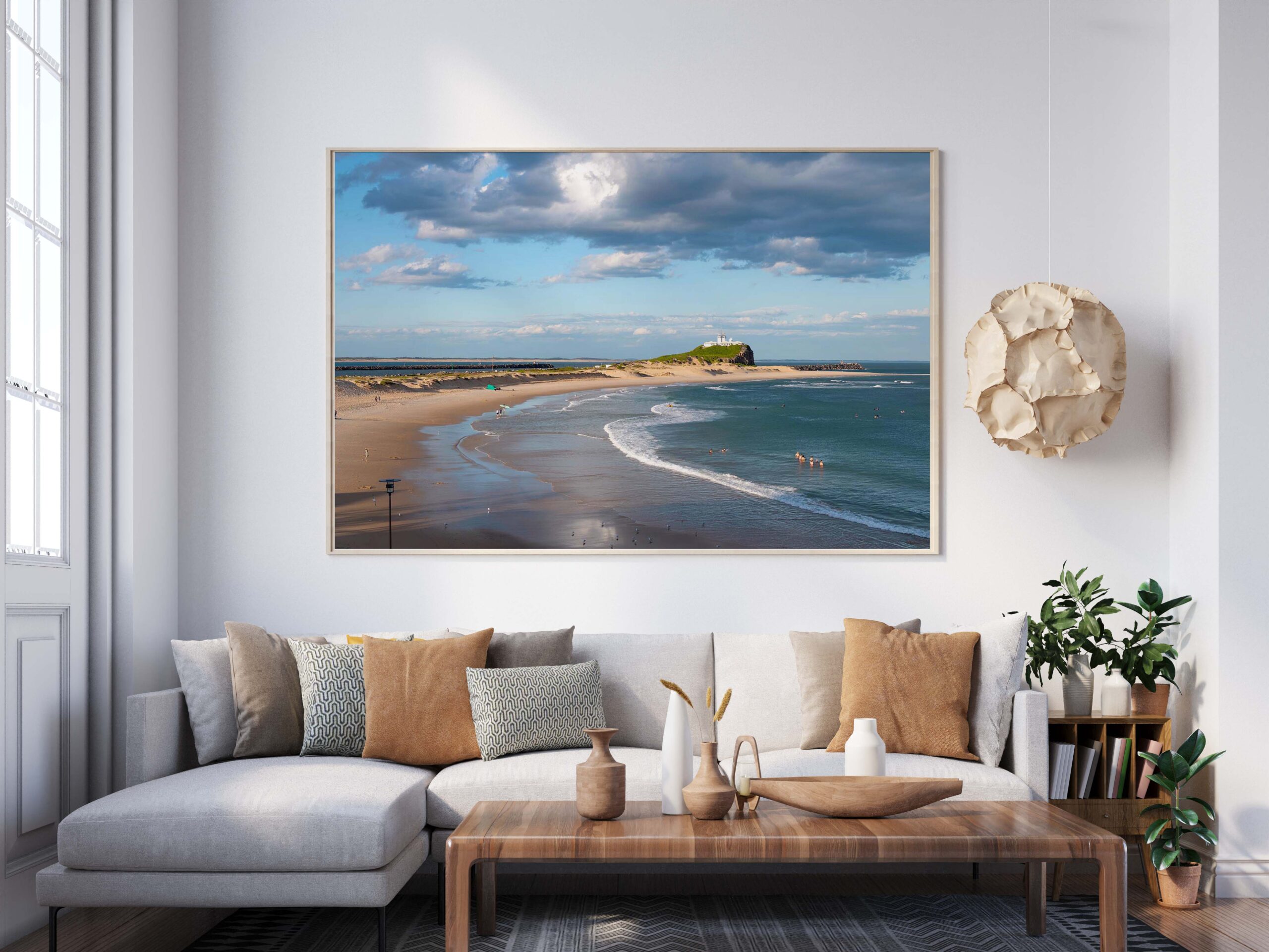 Newcastle Landscape Photography Prints | David Diehm Photography Nobbys Beach Newcastle landscape photography print