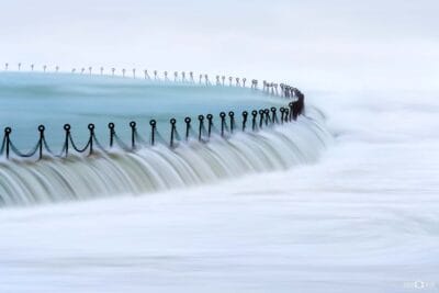 Newcastle Landscape Photography Prints – Ocean Baths with waves