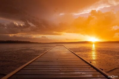 Warners Bay Sunset Rain