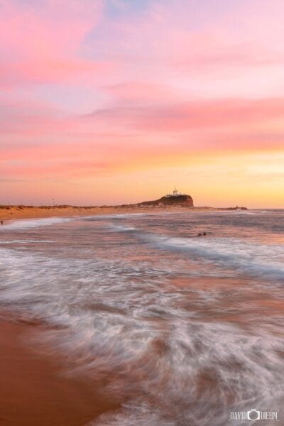 Pastel Skies Over Nobbys