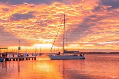 Sailing Boat Arrival