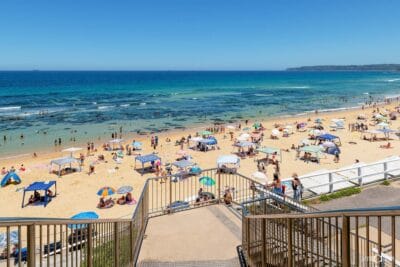 Newcastle Bar Beach – Summer Coastal Photo wall Print