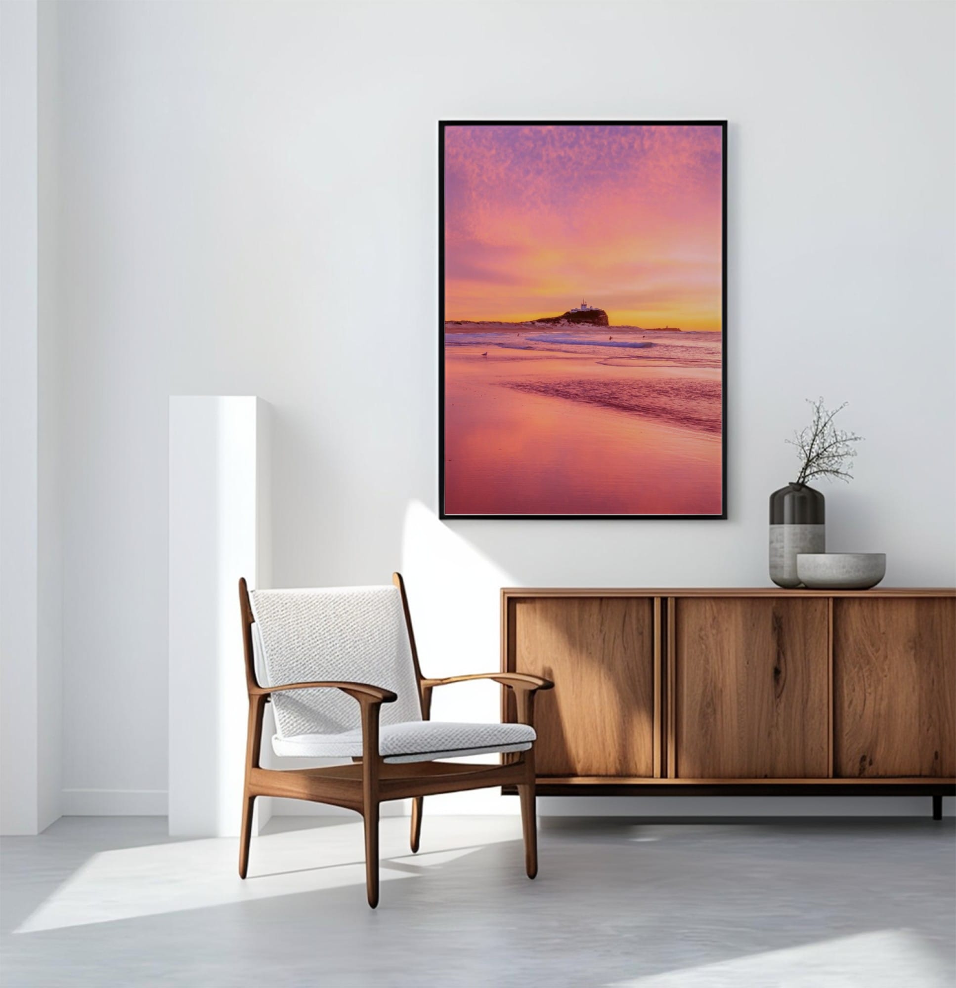 Portrait Wall Art canvas print showcasing vertical orientation for modern interiors