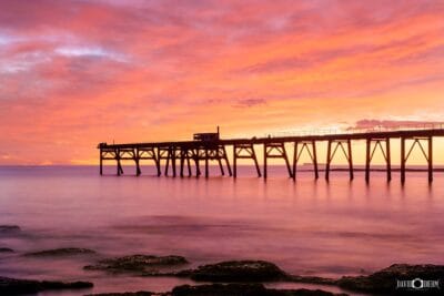 Catherine Hill Bay Bright Skies