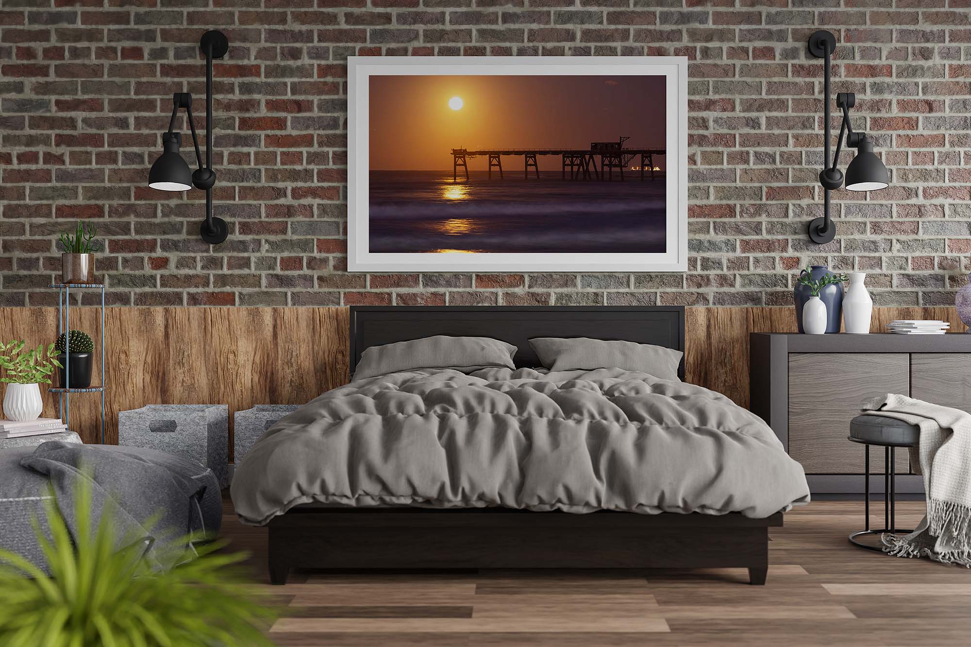 Catherine Hill Bay Moonlight