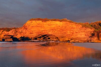 Caves Beach Bathed in Light