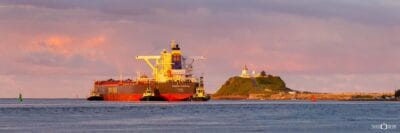 Coal Ship Departing Newcastle