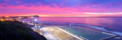Merewether Ocean Baths Panorama