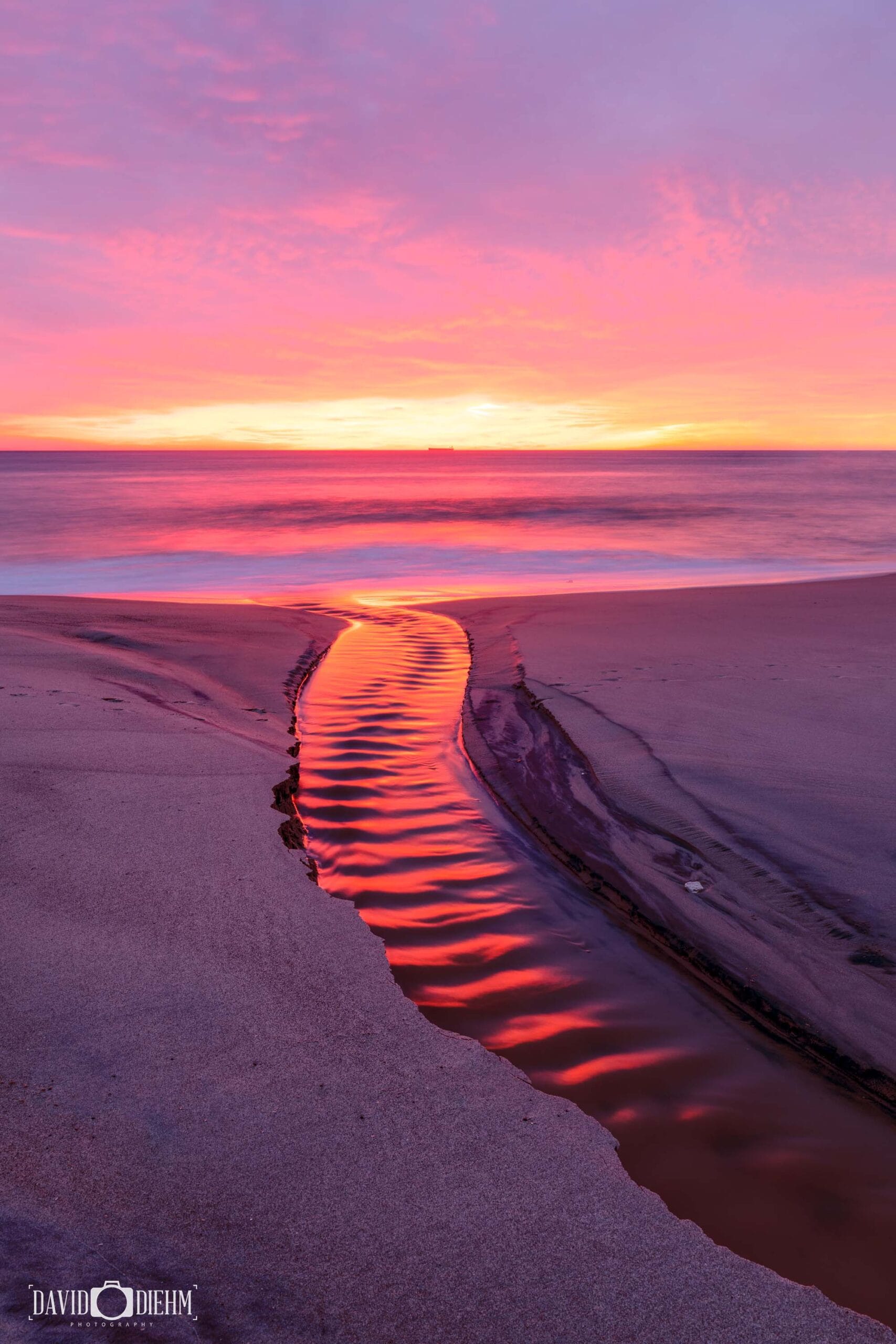 Catherine Hill Bay Beach Sunrise print