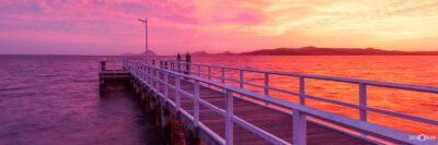 Soldier Point Jetty Port Stephens sunrise Wall Art