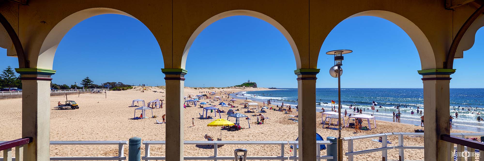 Nobbys Beach Pavilion photo coastal wall print