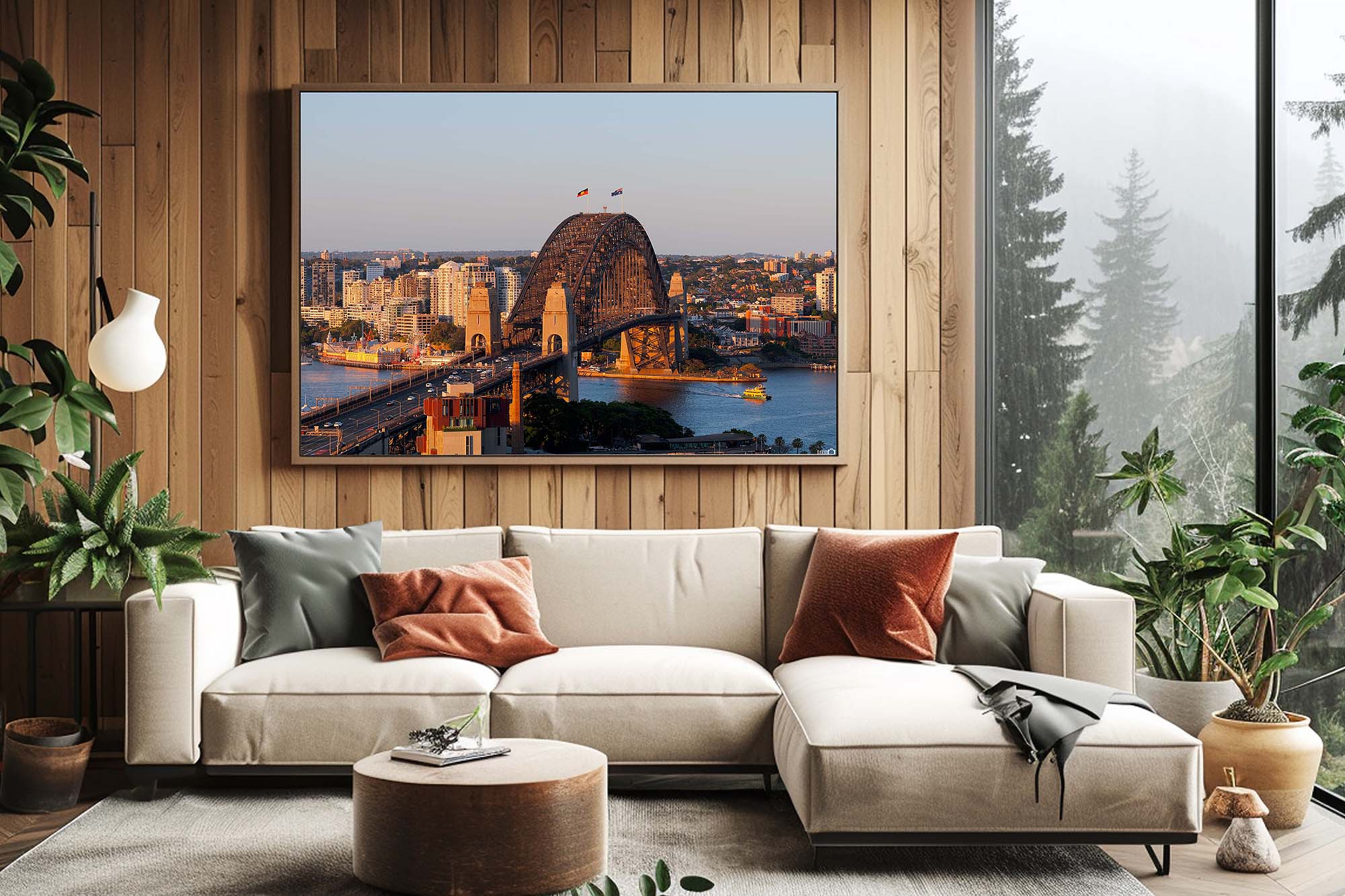 Harbour Bridge Sunset Wall Art prints