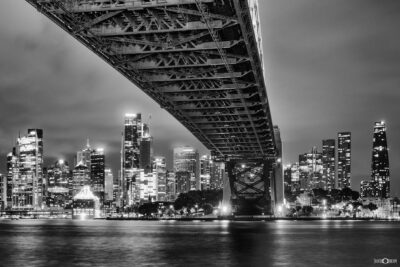 Sydney Harbour Bridge Black and White wall art