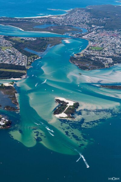 Lake Macquarie Aerial wall art print