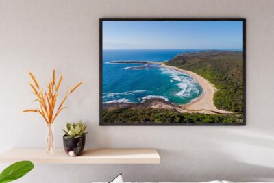 Moonee Beach Aerial Photography wall art