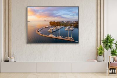 Morisset Park Aerial wall art print