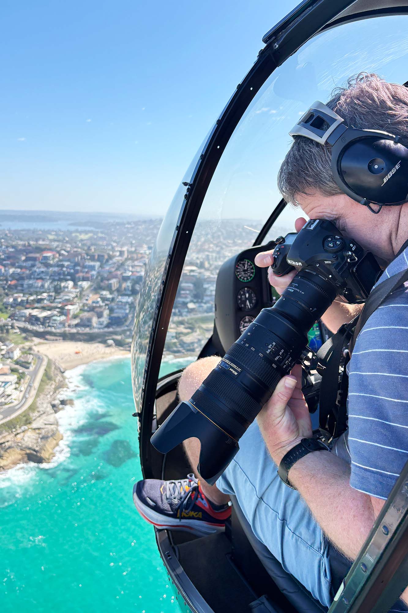 Bronte Beach Aerial Photography over Sydney - commercial photography