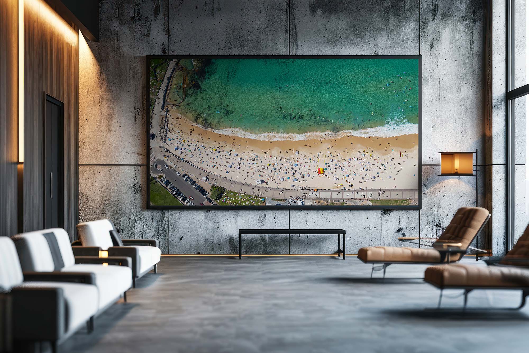 Bondi beach aerial photography Sydney