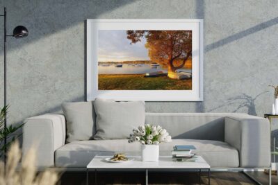 Valentine afternoon light landscape image wall art print