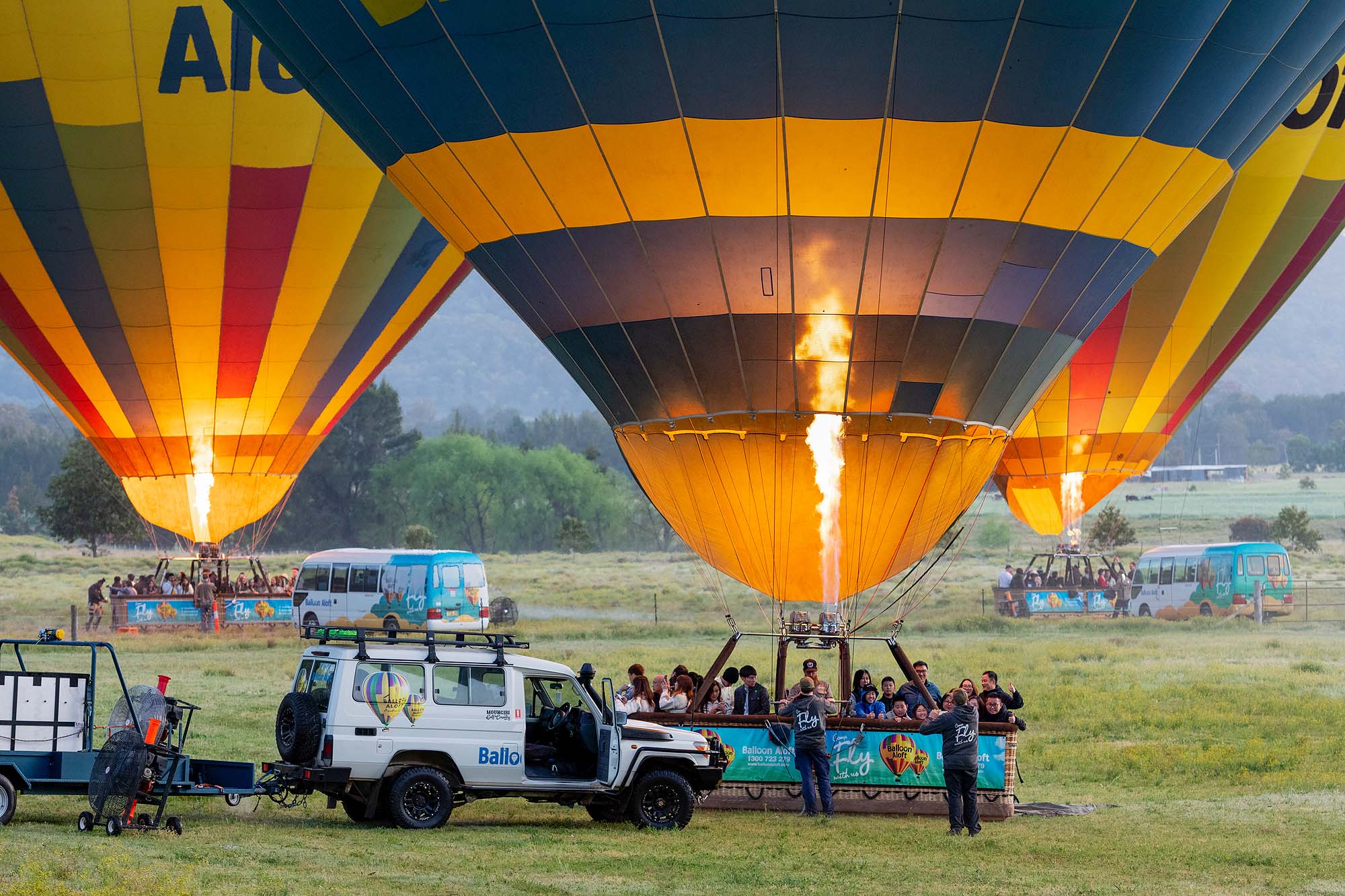 Hunter Valley Balloons Commercial Photography