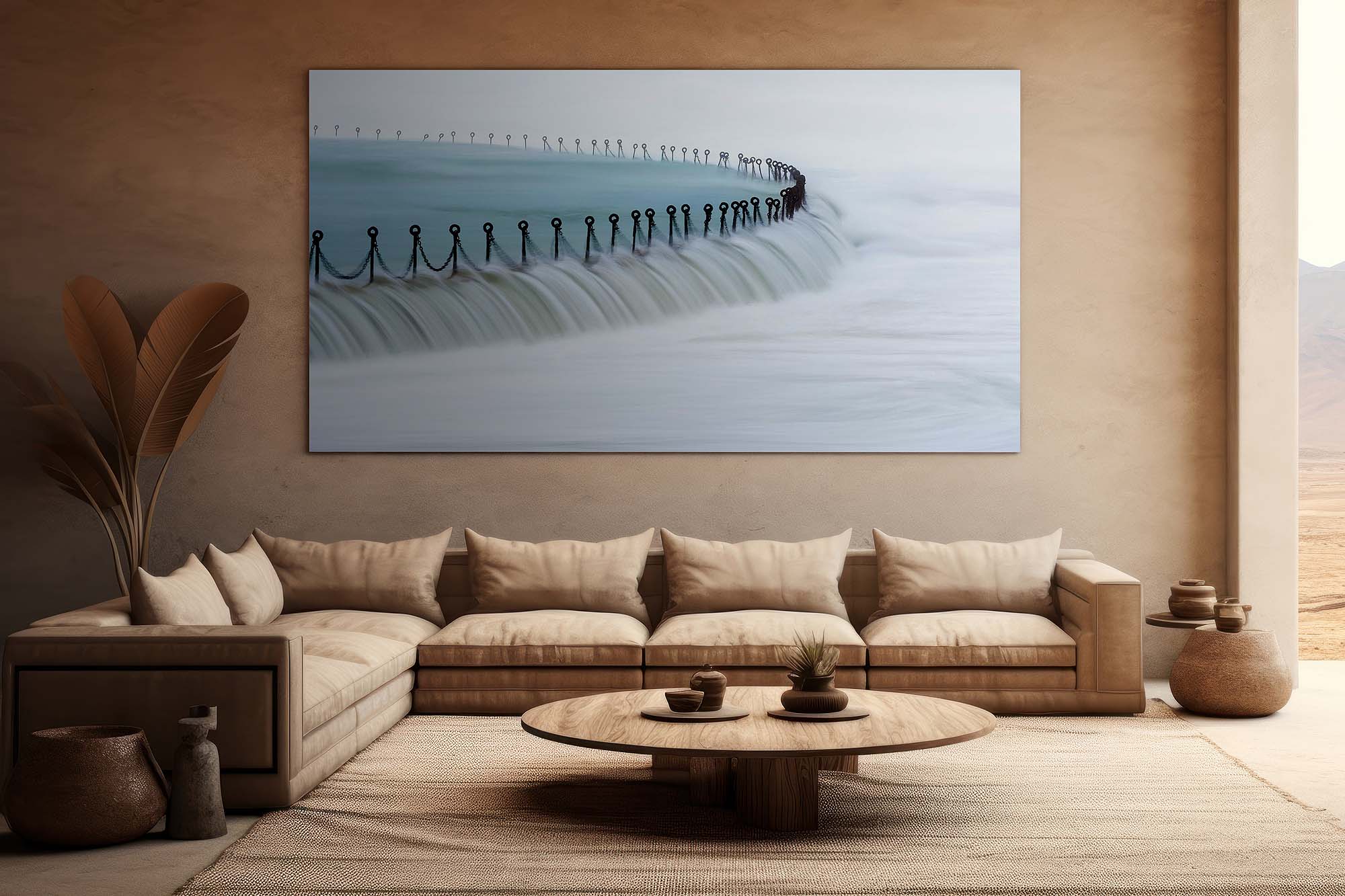 newcastle-canoe-pool-slow-motion-water-large-swell.jpg Newcastle Canoe Pool with slow motion water during large ocean swell at sunrise