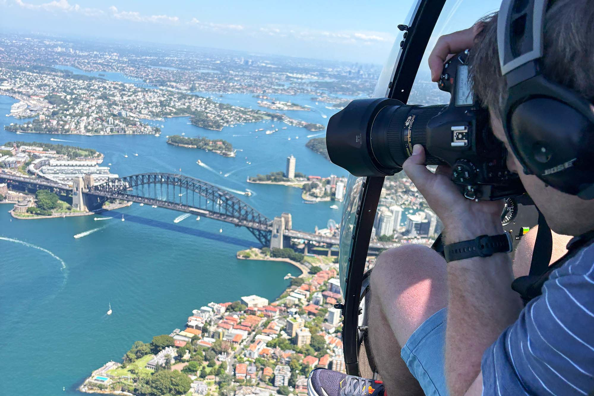 Sydney landscape photography prints photographer David Diehm capturing Sydney Harbour with the Harbour Bridge in the background