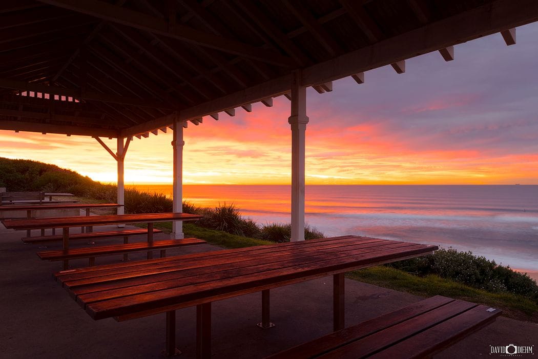 dixon-park-beach-pavilion-newcastle.jpg Dixon Park Beach pavilion overlooking the ocean at sunrise in Newcastle NSW.