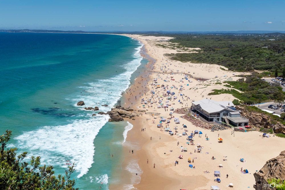 redhead-bluff-lookout-summer-view.jpg Summer view from Redhead Bluff Lookout overlooking Redhead Beach, Lifesaver Club and Nine Mile Beach in Lake Macquarie.