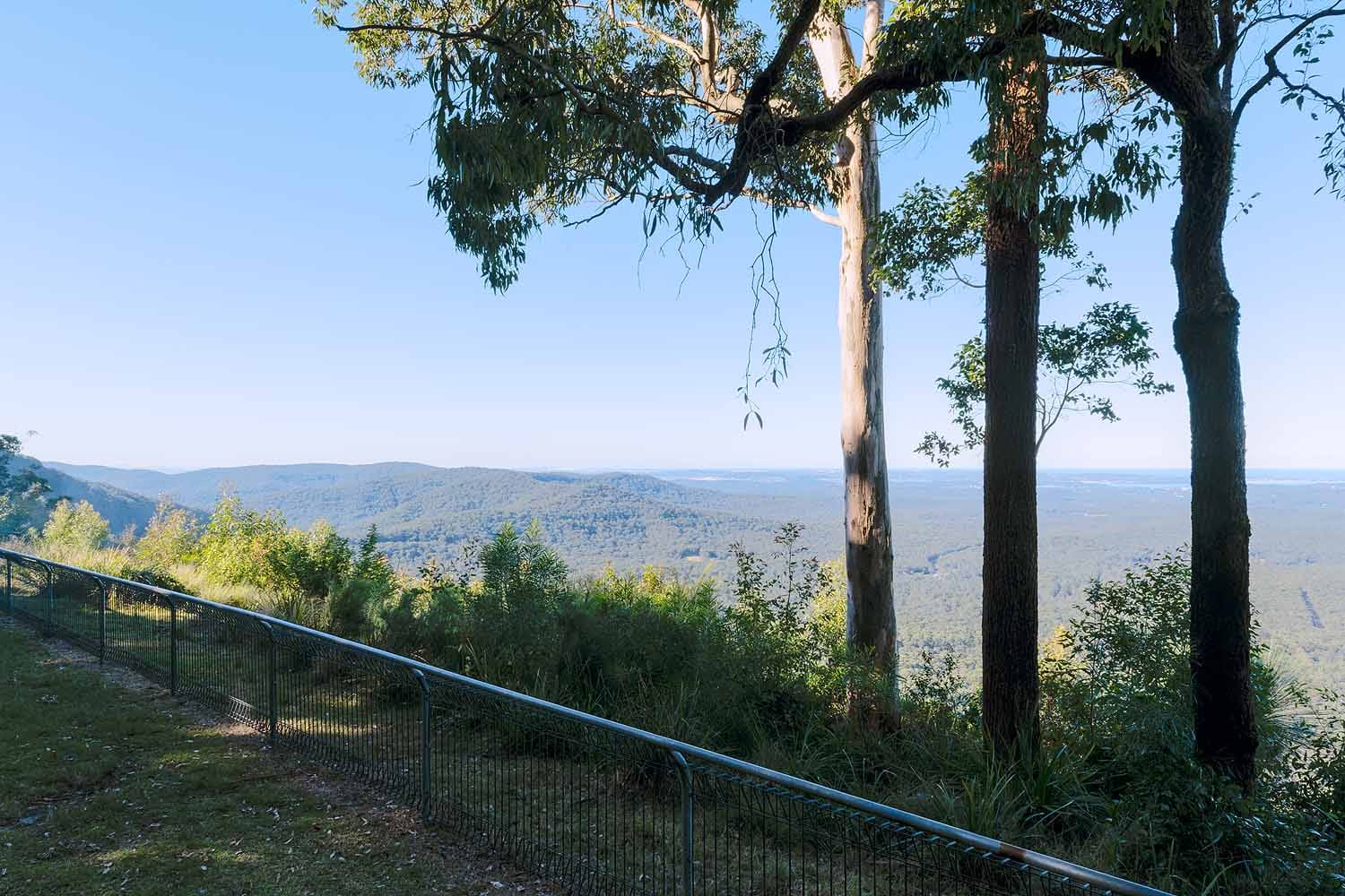heaton-lookout-viewing-area-watagans.jpg Viewing area at Heaton Lookout overlooking the Watagans, Lake Macquarie and surrounding mountain ranges.