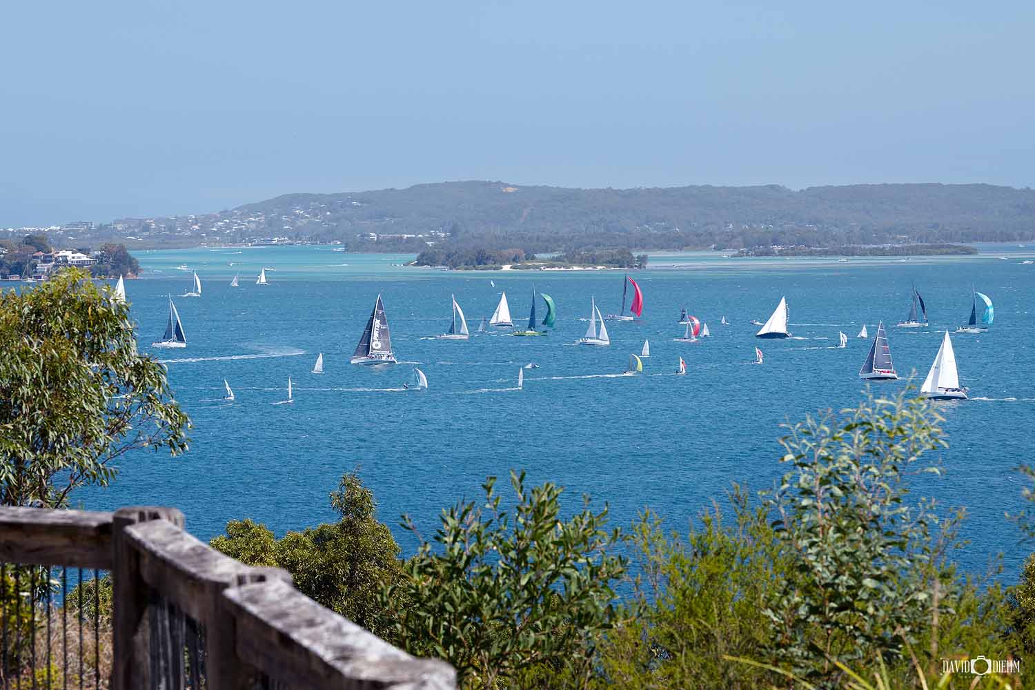 sea-eagle-lookout-lake-macquarie-sailing.jpg Sailing boats on Lake Macquarie viewed from Sea Eagle Lookout at Green Point Reserve.