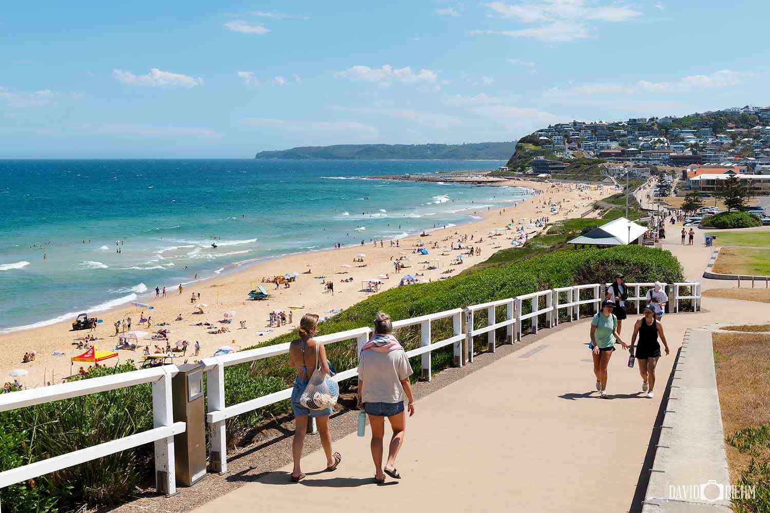 bathers-way-dixon-park-beach-merewether.jpg Looking south from the Bathers Way Coastal Walk across Dixon Park Beach towards Merewether Beach in Newcastle, NSW.